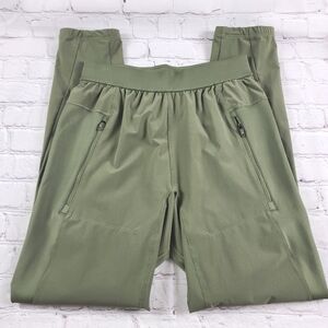 Adidas Women's Small Aero Ready Work Out Track Pants Joggers Green